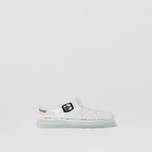 ZARA BOYS PANTONE CLEAR RUBBER SANDALS SIZE 33  (USA2) NWT